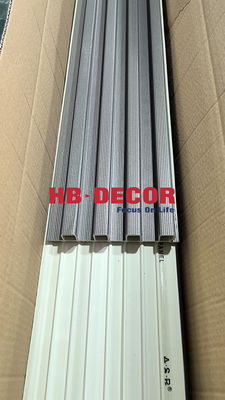Wpc Wood Slat Panel Indoor Wpc Room Partition Custom Colors Imitation Marble Texture Width 100mm-300mm Customizable
