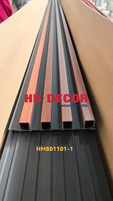 Balcony Privacy Screens Wpc Exterior Wall Panel 100mm-300mm Width Customizable